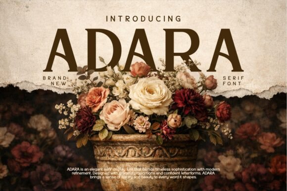 Adara: Bridging Vintage Elegance and Modern Design Through Typography