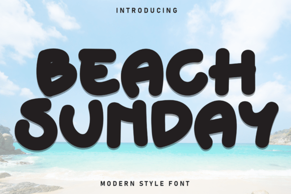 Beach Sunday: A Fun and Casual Font for Summer Vibes