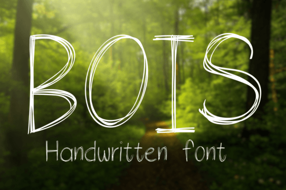 Bois: A Handwritten Font with Genuine Warmth and Versatility