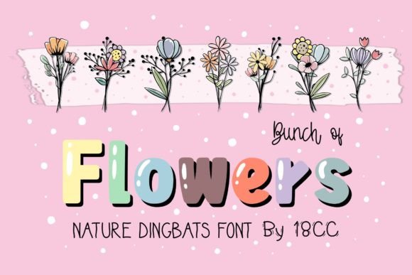 Bunch of Flowers: Weaving Botanical Whimsy into Typographic Design