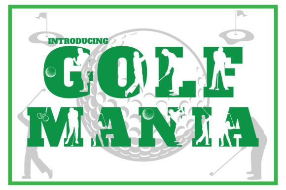 Golf Mania: The Playful Chunky Font That Energizes Children’s Sporting Events