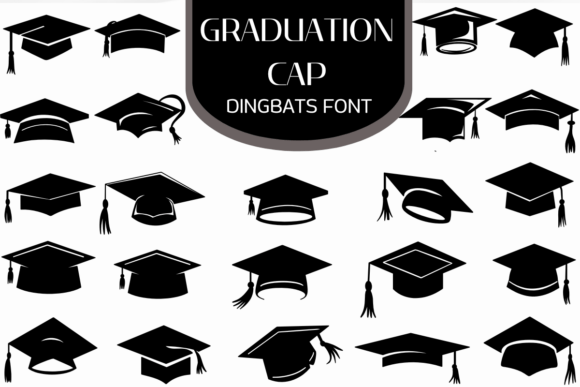 Graduation Cap Dingbats: A Versatile Font for Celebrating Academic Achievement
