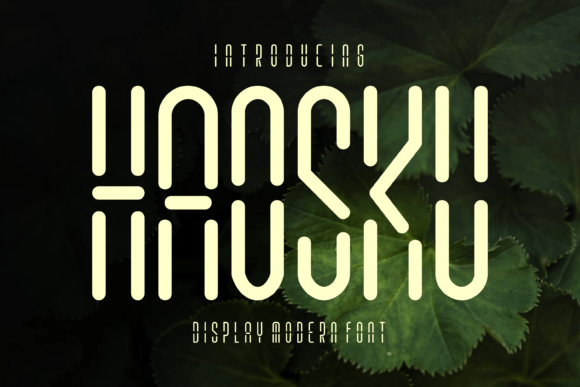 Haosku: The Digital Clock-Inspired Font That Cuts Through the Noise