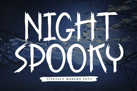 Night Spooky: The Bold, Jagged Typeface That Commands the Shadows