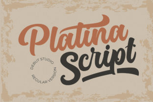 Platina Script - Regular: A Bold Handwritten Font That Bridges Authenticity and Contemporary Design
