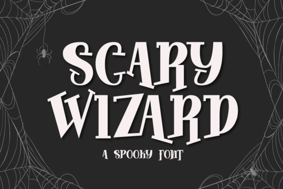 Scary Wizard: A Spooky Display Font for Bold Projects