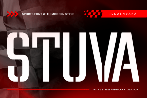 Stuva Sports: Bold Modern Font for Dynamic Design