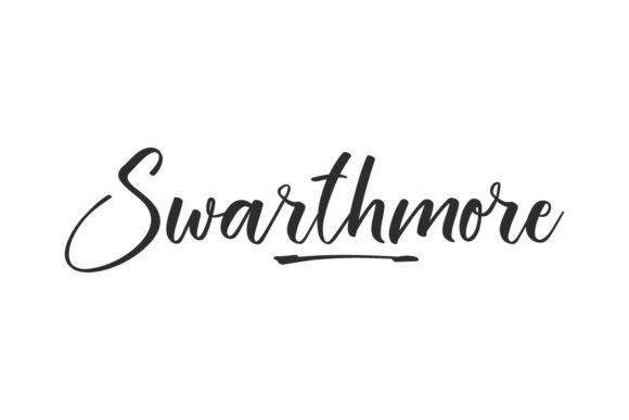 Swarthmore: A Fresh Take on Handwritten Script