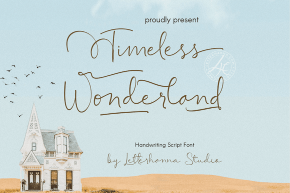 Timeless Wonderland: A Calligraphic Script Font That Brings Enchantment to Modern Design