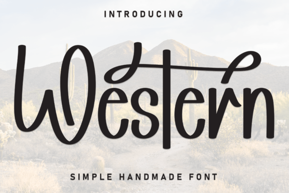 Western Font: Handmade Charm for Modern Branding
